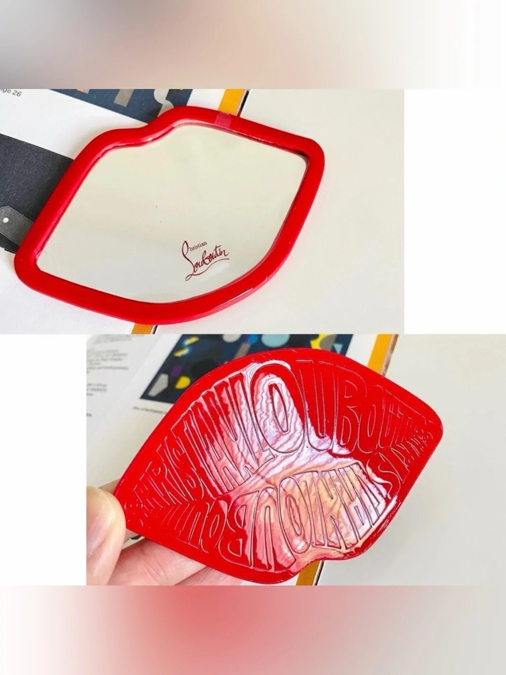 Christian Louboutin Lip Shape Mirror